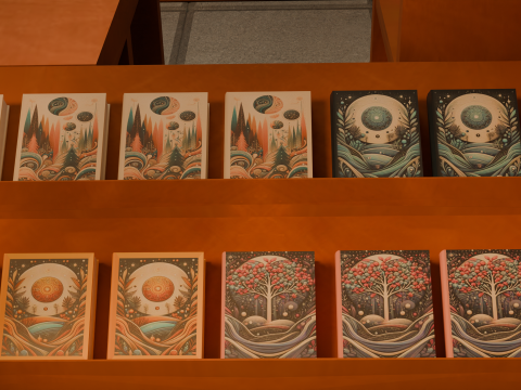 Book Store 3D Model