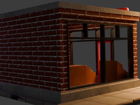 Book Store 3D Model