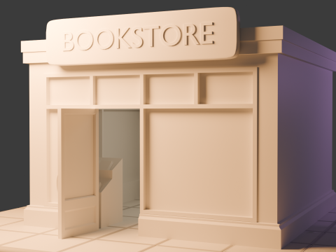 Book Store 3D Model