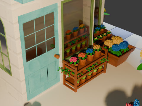 Flower Shop Modello 3D