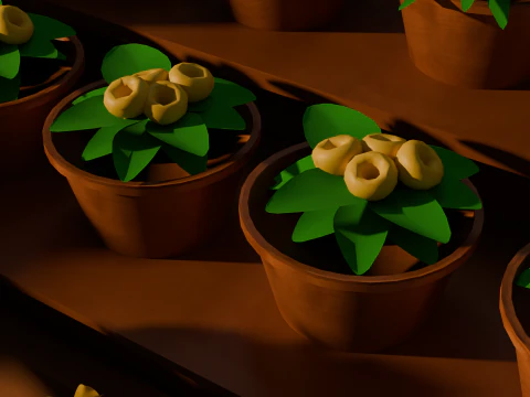 Flower Shop 3D Model