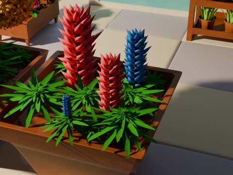 Flower Shop 3D Model