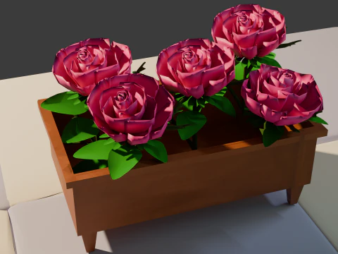 Flower Shop 3D Model