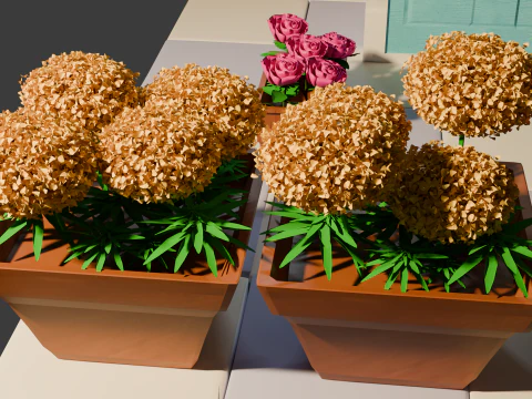 Flower Shop 3D Model