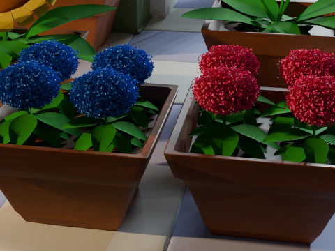 Flower Shop 3D Model
