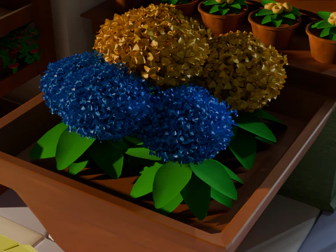 Flower Shop 3D Model