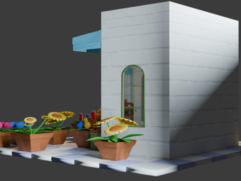 Flower Shop Modello 3D