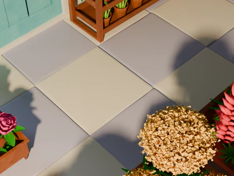 Flower Shop 3D Model