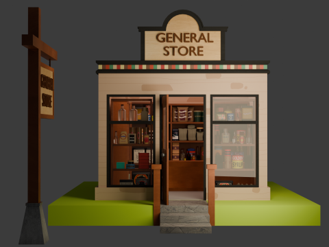 General Store Modelo 3D