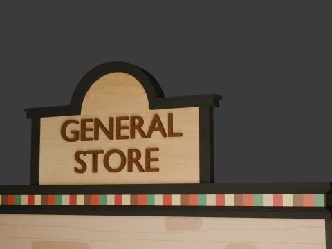 General Store 3D Model
