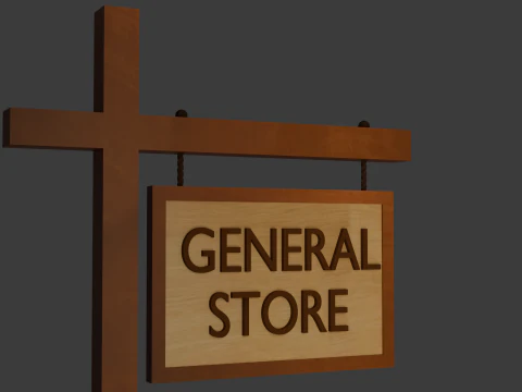 General Store 3D Model