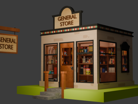 General Store Modelo 3D