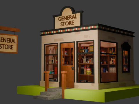 General Store 3D Model