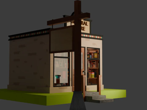 General Store 3D Model