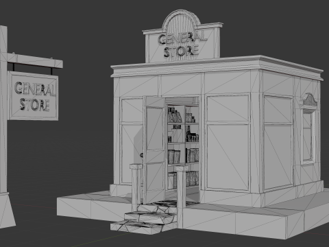 General Store Modelo 3D
