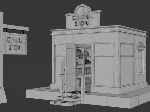 General Store 3D Model
