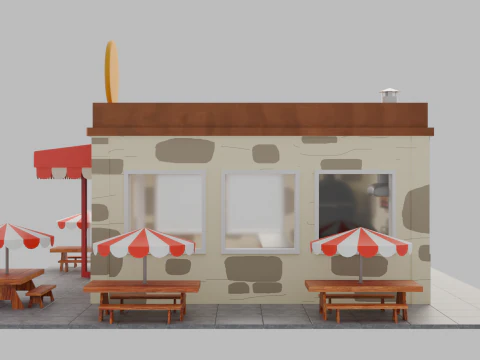 Pizza Parlor 3D Model