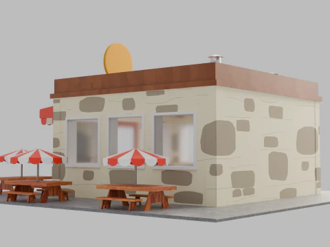 Pizza Parlor 3D Model