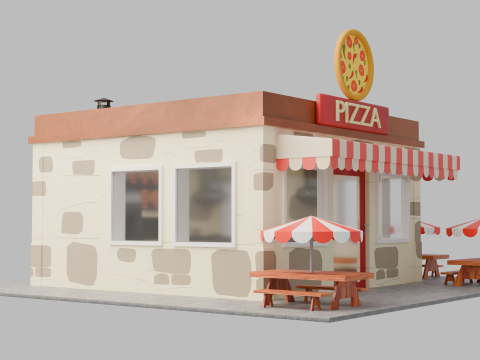 Pizza Parlor 3Dモデル