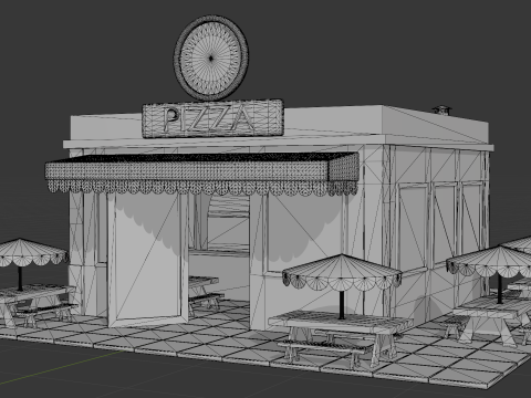 Pizza Parlor 3Dモデル