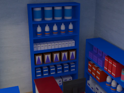 Medical Store 3D Model