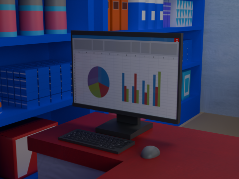 Medical Store 3D Model
