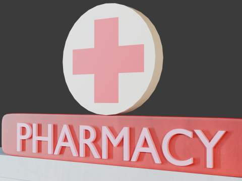 Medical Store 3D Model