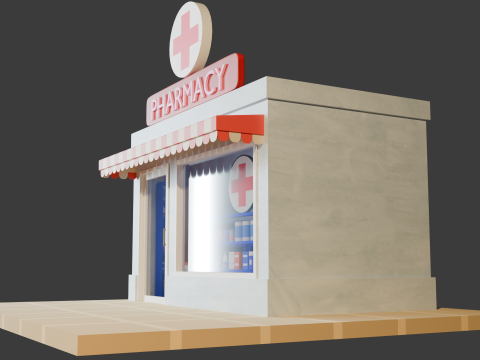 Medical Store 3D Model