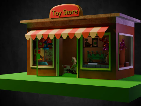 Toy Store 3D Model