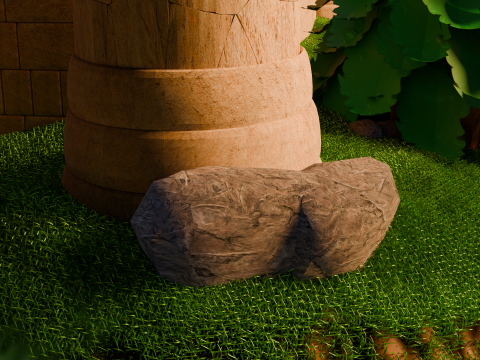 Medieval Stronghold And Village 3D 모델