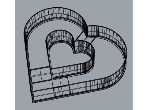 HEART COOKIE CUTTER Modèles 3D en vedette