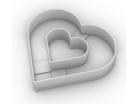 HEART COOKIE CUTTER Modèles 3D en vedette