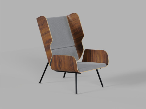 Gus Modern - Elk Chair 3D Model