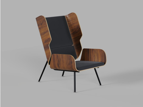 Gus Modern - Elk Chair 3D 模型