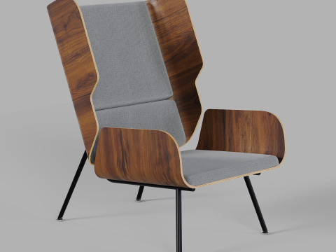 Gus Modern - Elk Chair 3D 模型