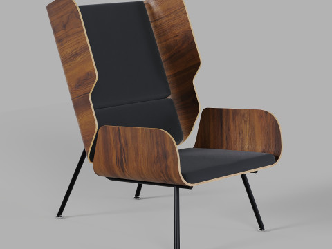 Gus Modern - Elk Chair 3D 模型