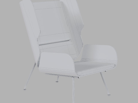 Gus Modern - Elk Chair 3D 模型