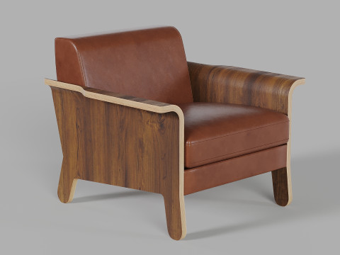 Gus Modern - Lodge Chair 3D Model