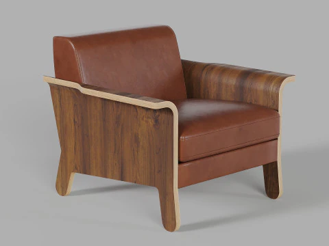 Gus Modern - Lodge Chair 3D Model