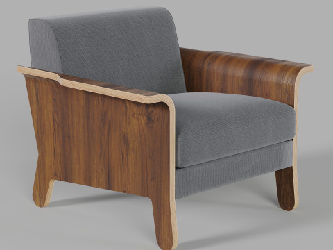 Gus Modern - Lodge Chair 3D Model