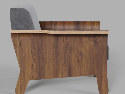 Gus Modern - Lodge Chair 3D Model