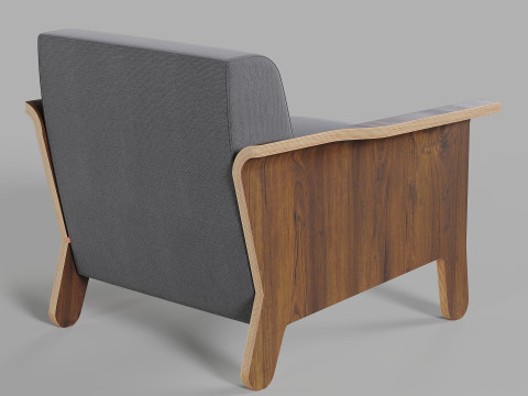 Gus Modern - Lodge Chair 3D Model