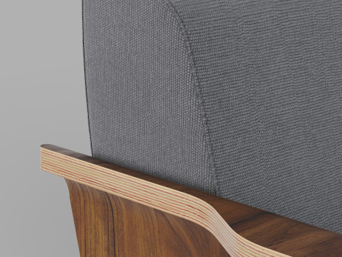 Gus Modern - Lodge Chair 3D Model