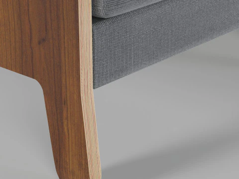 Gus Modern - Lodge Chair 3D Model