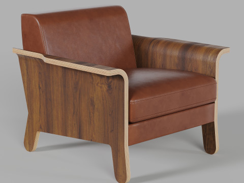 Gus Modern - Lodge Chair 3D Model
