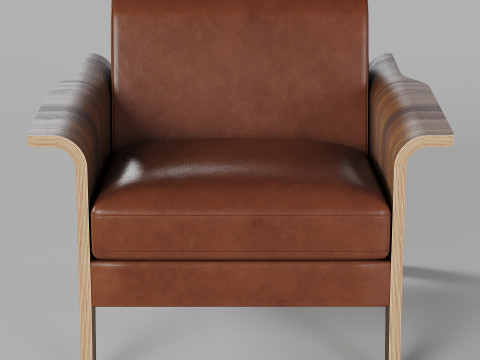 Gus Modern - Lodge Chair 3D Model
