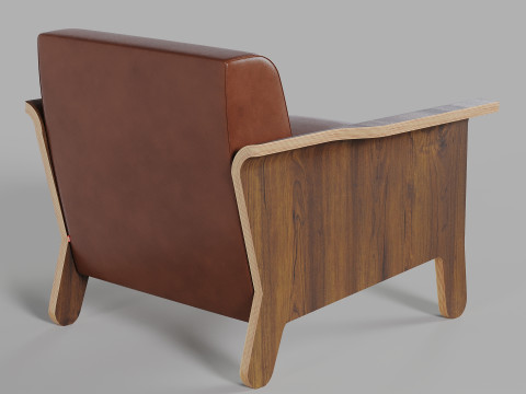 Gus Modern - Lodge Chair 3D Model