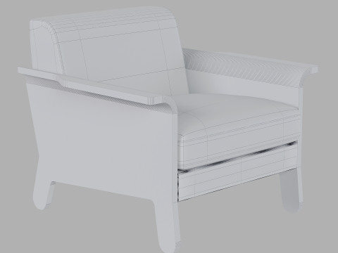 Gus Modern - Lodge Chair 3D Model