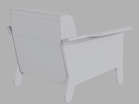Gus Modern - Lodge Chair 3D Model