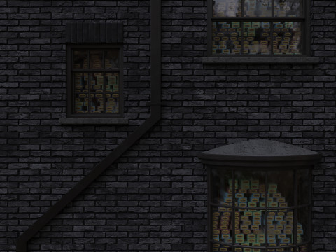 Ollivanders Wand Shop from Harry Potter 3D मॉडल